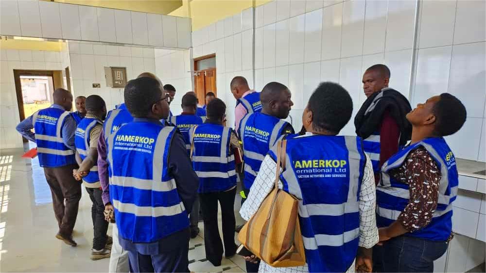 Hamerkop team at a construction site demonstrating safety and quality standards