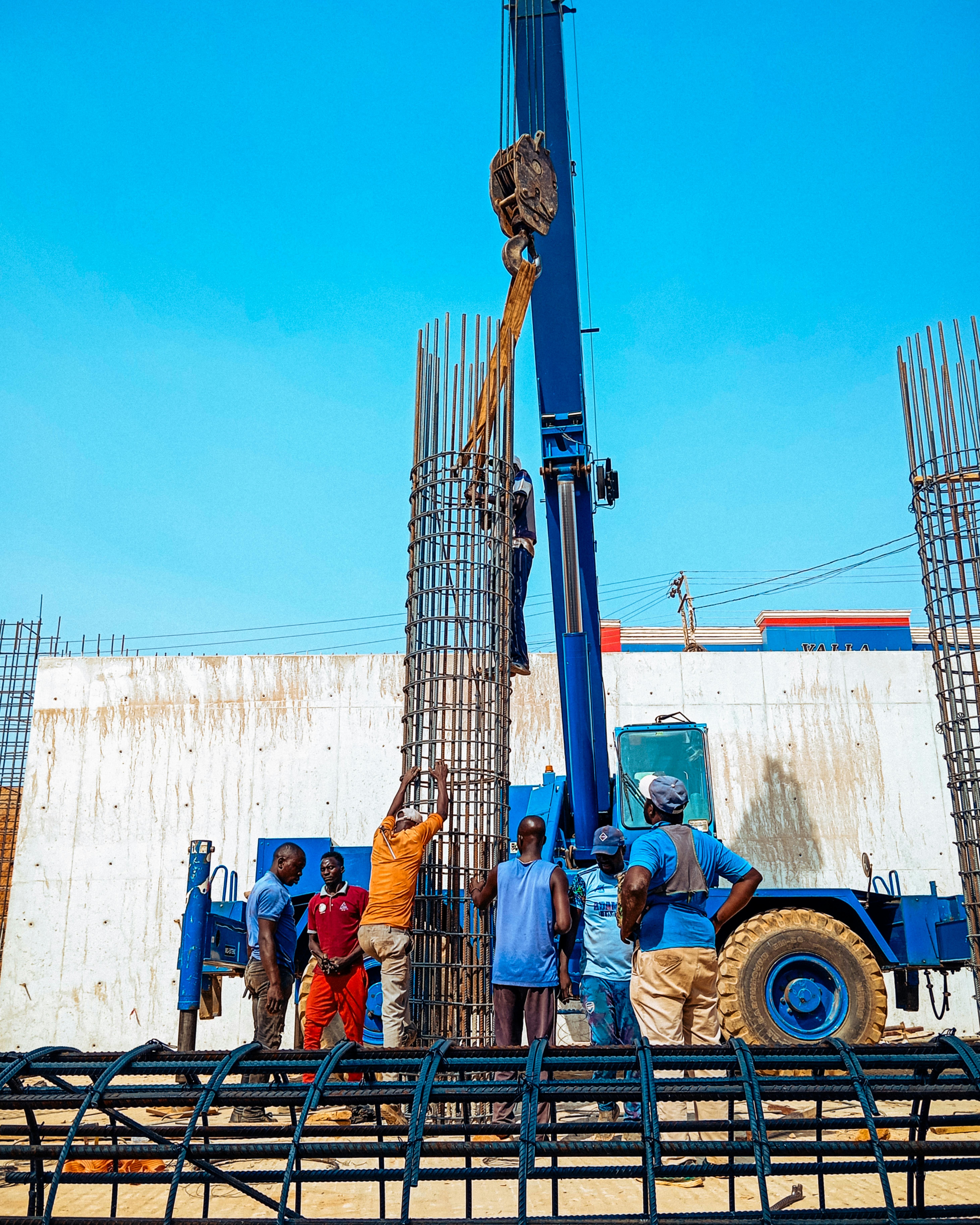 Hamerkop drilling rig on site — full range of construction services